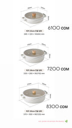 Кастрюля FIKA Neoflam Casserole с крышкой (22 см / 26 см / 30 см)