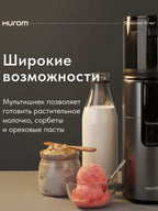 Соковыжималка шнековая Hurom H400 - титан