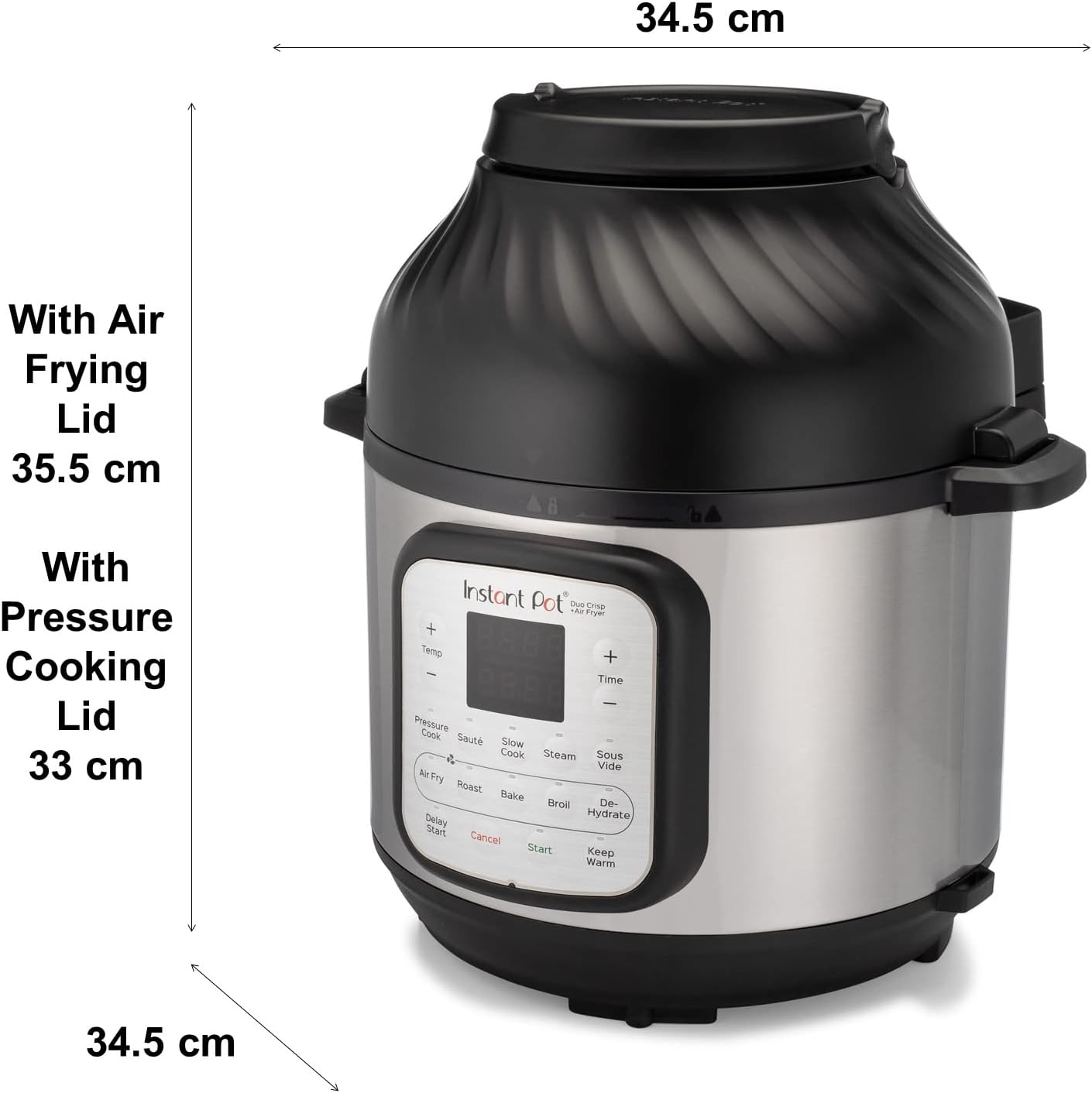 Мультиварка - аэрогриль Instant Pot Duo Crisp + Air Fryer 5.7L