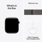 Apple Watch Series 11 [GPS + Cellular 42mm] титановый корпус, миланская петля
