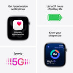 Apple Watch Series 11 [GPS + Cellular 42mm] титановый корпус, миланская петля