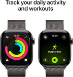 Apple Watch Series 11 [GPS + Cellular 42mm] титановый корпус, миланская петля