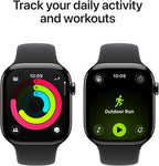 Apple Watch Series 11 [GPS + Cellular 46mm] титановый корпус, ремешок Sport Band M/L