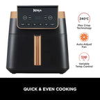 Аэрогриль 6-в-1 Ninja Max Pro Single Zone Copper Edition, 6.2 литров AF180EUCP/AF180UKCP