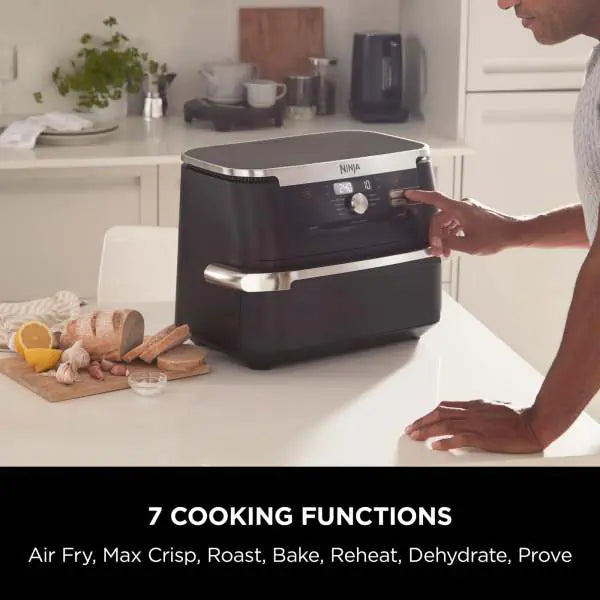 Аэрогриль 7-в-1 Ninja FlexDrawer Dual Zone, 10.4 литров AF500EU/AF500UK
