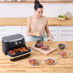 Аэрогриль 7-в-1 Ninja FlexDrawer Dual Zone, 10.4 литров AF500EU/AF500UK