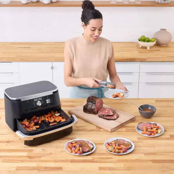 Аэрогриль 7-в-1 Ninja FlexDrawer Dual Zone, 10.4 литров AF500EU/AF500UK