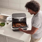 Аэрогриль 7-в-1 Ninja FlexDrawer Dual Zone, 10.4 литров AF500EU/AF500UK
