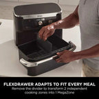 Аэрогриль 7-в-1 Ninja FlexDrawer Dual Zone, 10.4 литров AF500EU/AF500UK