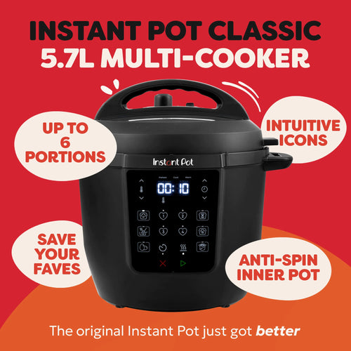Мультиварка 5.7 литров 7-в-1 Instant Pot Rio — Black Pepper