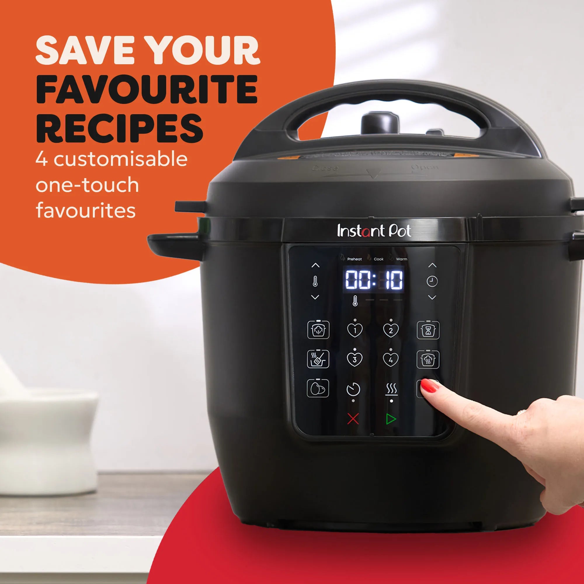 Мультиварка 7-в-1 Instant Pot Classic 5.7L — Black Pepper