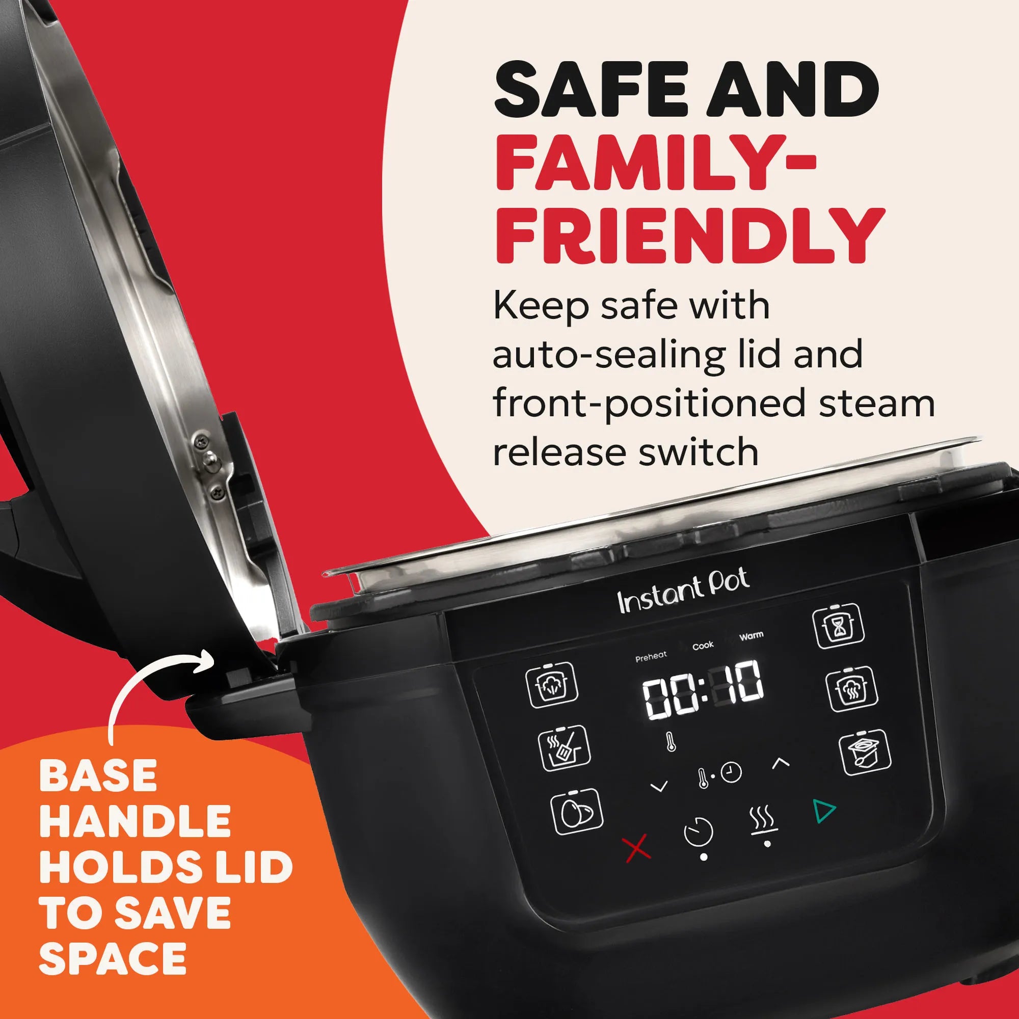 Мультиварка 7-в-1  Instant Pot Classic Mini 3.8L — Black Pepper