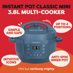 Мультиварка 7-в-1  Instant Pot Classic Mini 3.8L — Daydream Blue