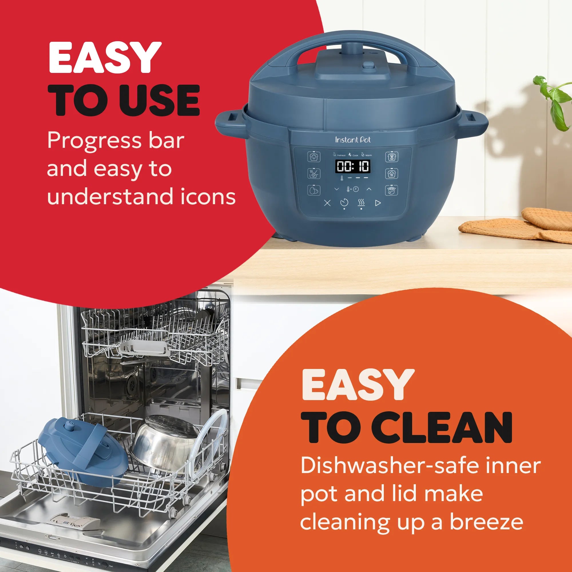 Мультиварка 7-в-1  Instant Pot Classic Mini 3.8L — Daydream Blue