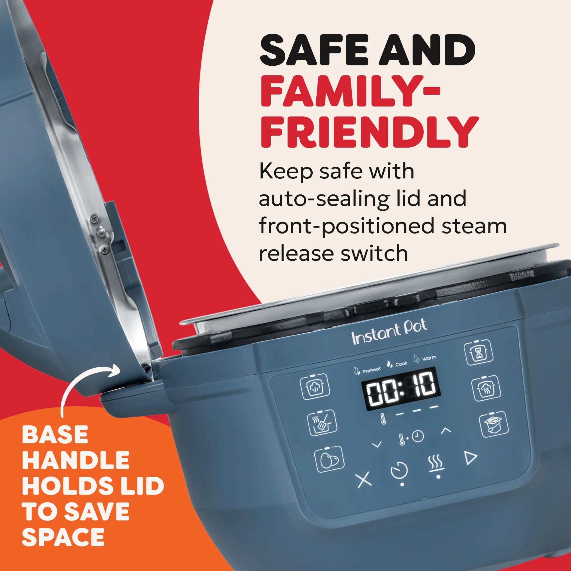 Мультиварка 7-в-1  Instant Pot Classic Mini 3.8L — Daydream Blue