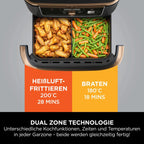 Аэрогриль 7-в-1 Ninja FlexDrawer Dual Zone Copper Edition, 10.4 литров AF500EUCP/AF500UKCP