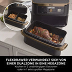 Аэрогриль 7-в-1 Ninja FlexDrawer Dual Zone Copper Edition, 10.4 литров AF500EUCP/AF500UKCP