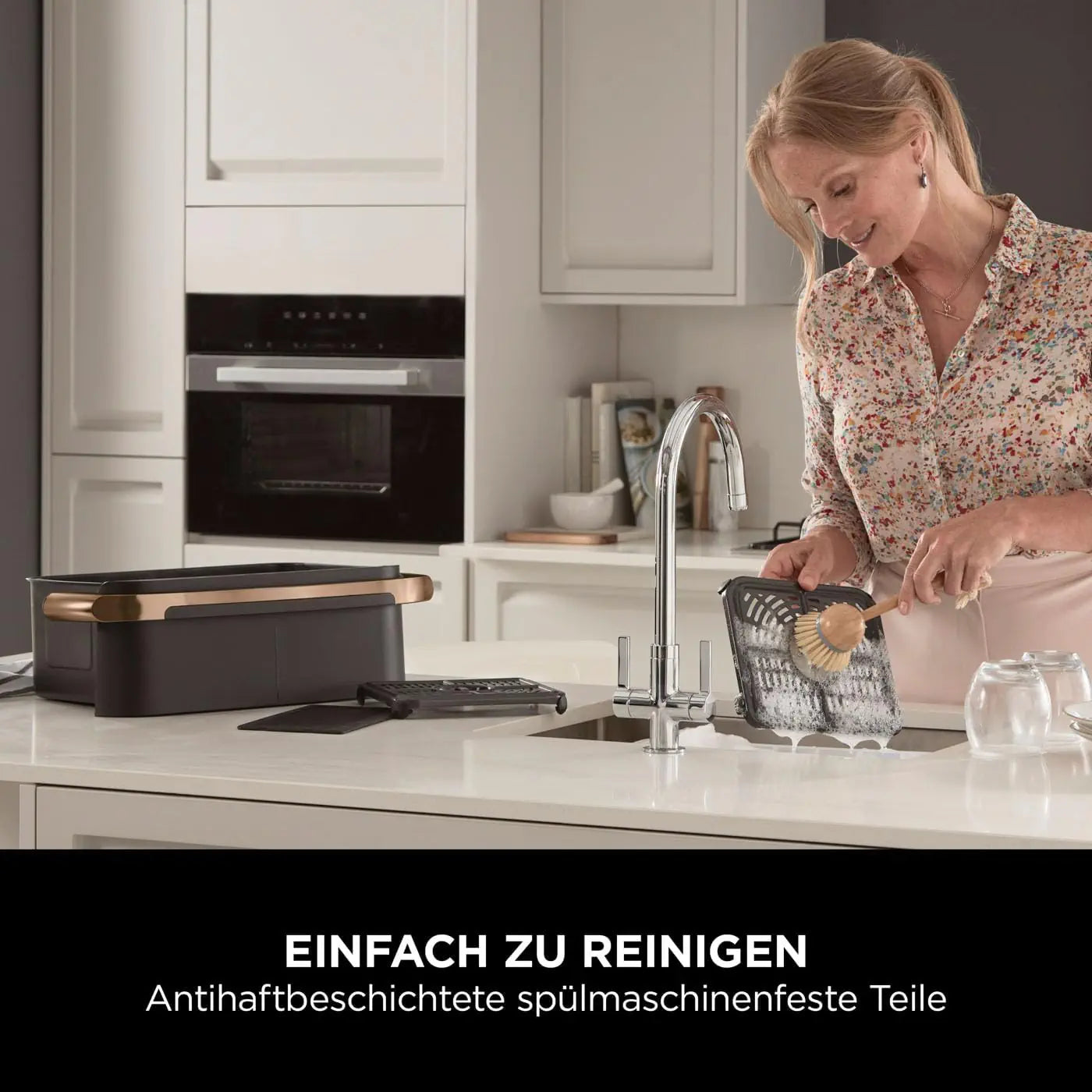 Аэрогриль 7-в-1 Ninja FlexDrawer Dual Zone Copper Edition, 10.4 литров AF500EUCP/AF500UKCP