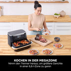 Аэрогриль 6-в-1 Ninja FlexDrawer Dual Zone, 6.6 литров AF550EU/AF550UK
