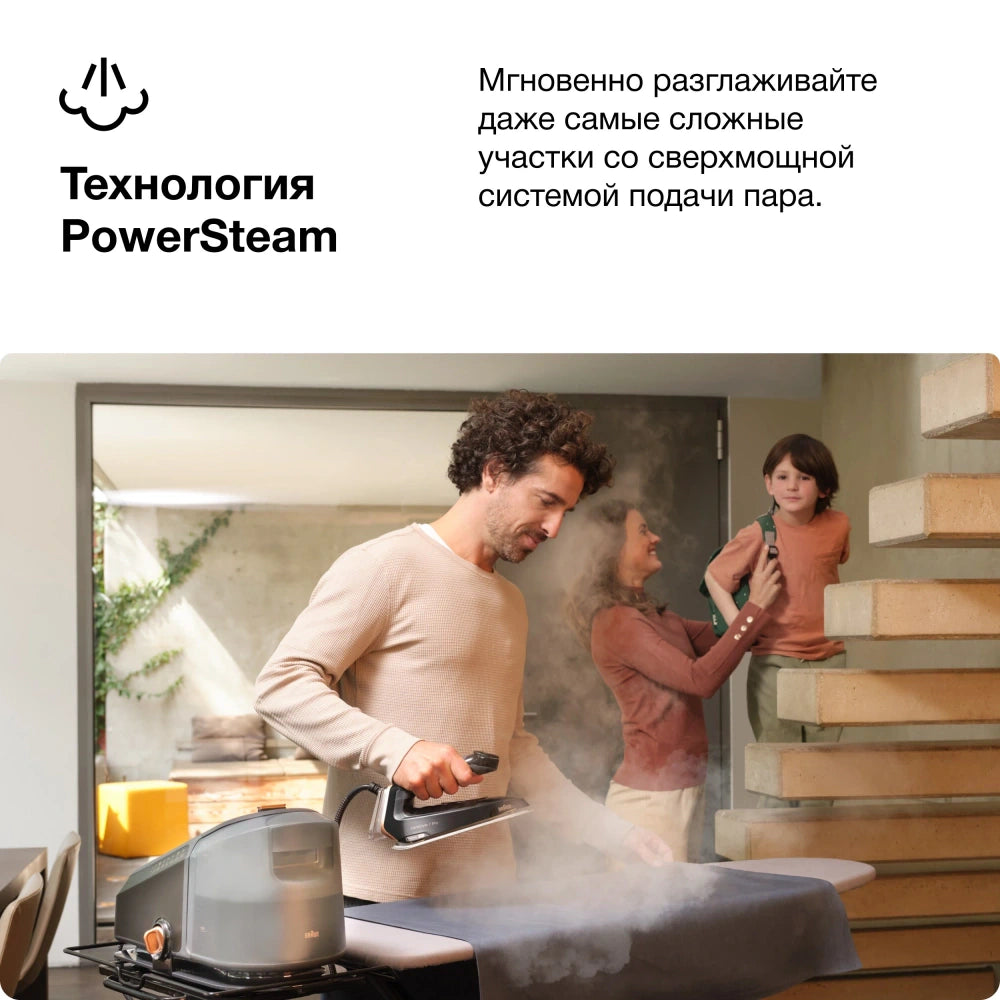 Парогенератор Braun CareStyle 7 Pro IS7286BK