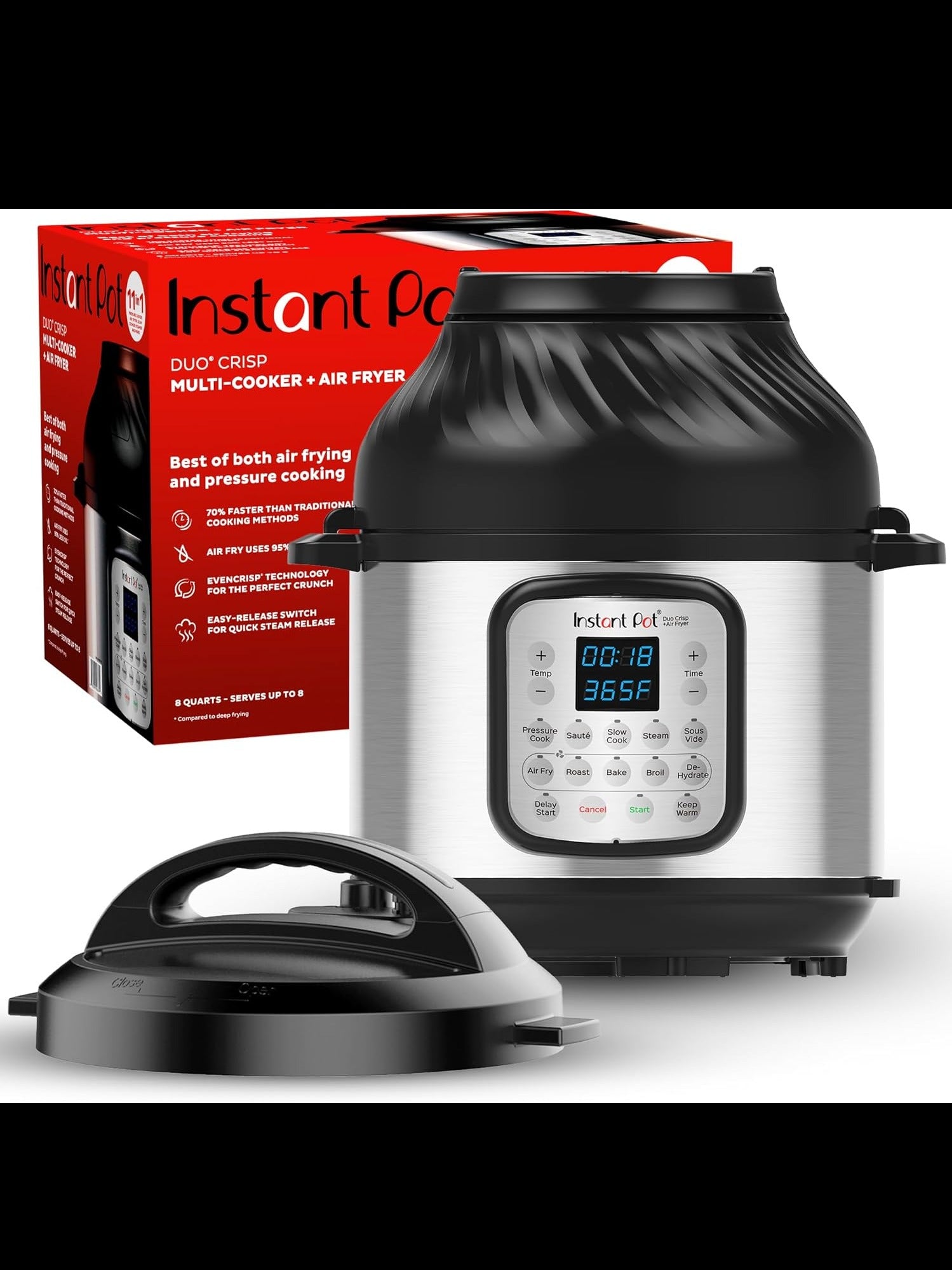 Мультиварка - аэрогриль Instant Pot Duo Crisp + Air Fryer 5.7L