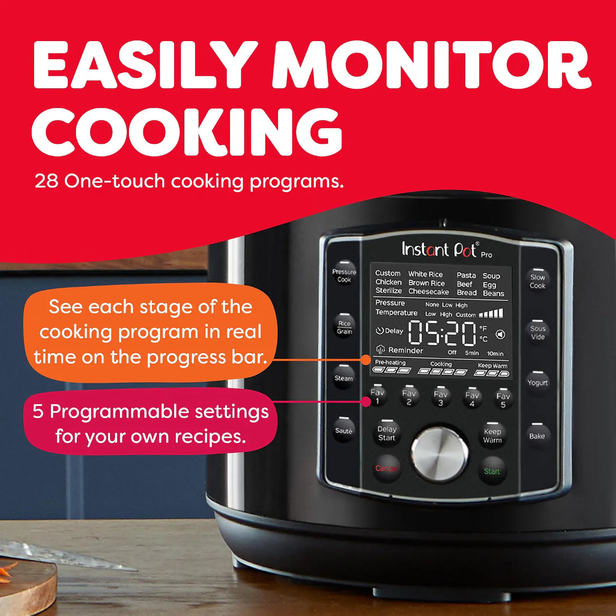 Мультиварка XL 10-в-1 Instant Pot Pro 7.6L