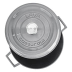 Чугунная кастрюля круглая Lava Premium 28 см 6.71 литра