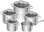 Zwilling Essence набор посуды (5/4 предметов), нержавеющая сталь, для всех типов плит