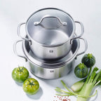 Zwilling Flow набор посуды (5 предметов), нержавеющая сталь, для всех типов плит