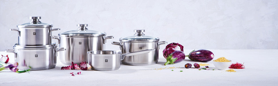 Zwilling Focus набор посуды 5 предметов, нержавеющая сталь, для всех типов плит