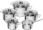 Zwilling Focus набор посуды 5 предметов, нержавеющая сталь, для всех типов плит