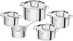 Zwilling Passion набор посуды 5 предметов, стальные крышки, нержавеющая сталь, для всех типов плит