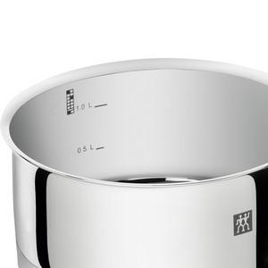Zwilling Passion набор посуды 5 предметов, стальные крышки, нержавеющая сталь, для всех типов плит