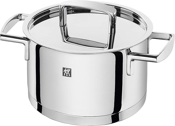 Zwilling Passion набор посуды 5 предметов, стальные крышки, нержавеющая сталь, для всех типов плит