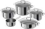Zwilling Quadro набор посуды (5 предметов), нержавеющая сталь, для всех типов плит и духовки