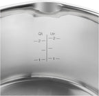 Zwilling TrueFlow набор посуды (5/4/3 предметов), функция слива, матовый, нержавеющая сталь, для всех типов плит