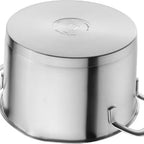 Zwilling TrueFlow набор посуды (5/4/3 предметов), функция слива, матовый, нержавеющая сталь, для всех типов плит