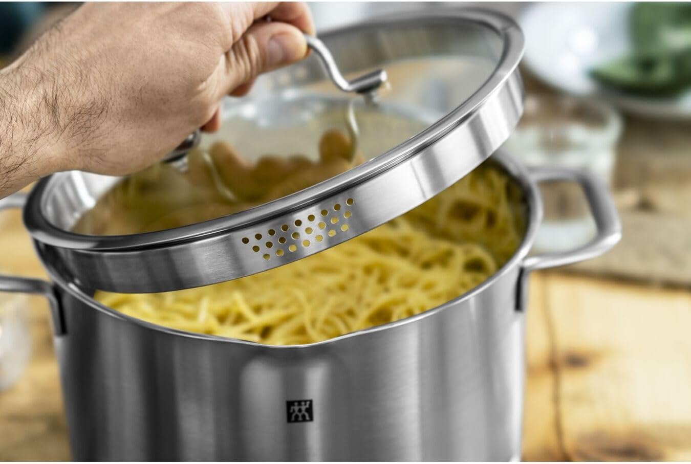 Zwilling TrueFlow набор посуды (5/4/3 предметов), функция слива, матовый, нержавеющая сталь, для всех типов плит