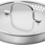 Zwilling TrueFlow набор посуды (5/4/3 предметов), функция слива, матовый, нержавеющая сталь, для всех типов плит