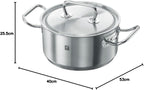 Zwilling Twin Classic набор посуды (5/4 предметов), нержавеющая сталь, для всех типов плит и духовки