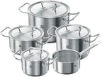 Zwilling Twin Classic набор посуды (5/4 предметов), нержавеющая сталь, для всех типов плит и духовки