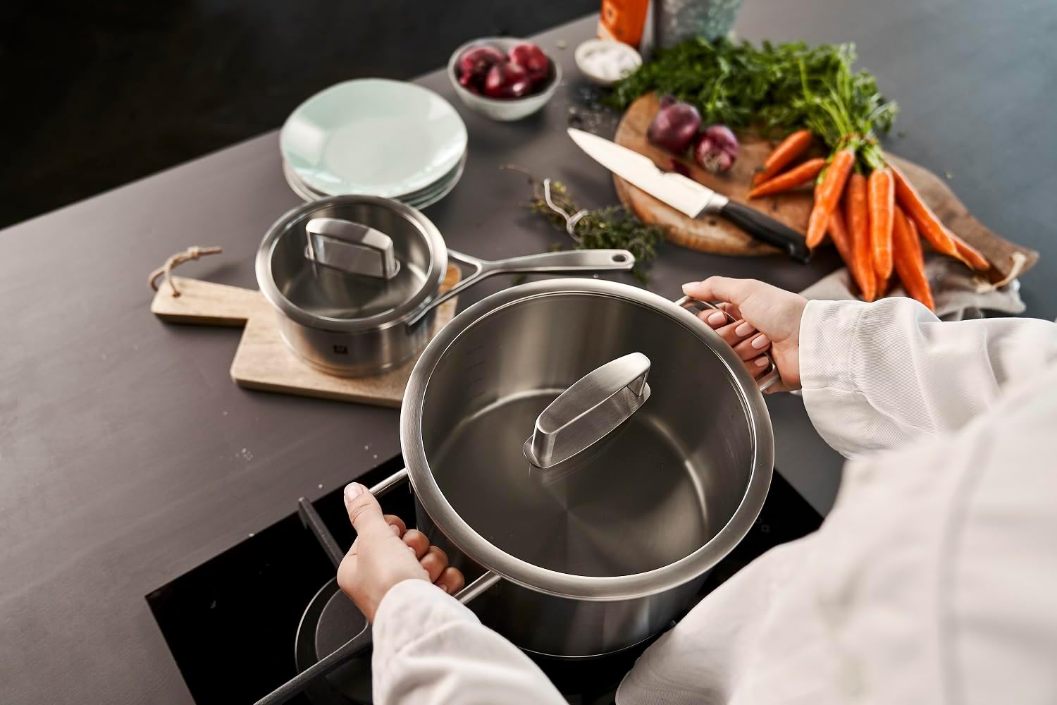 Zwilling Vitality набор посуды 5 предметов, нержавеющая сталь, для всех типов плит